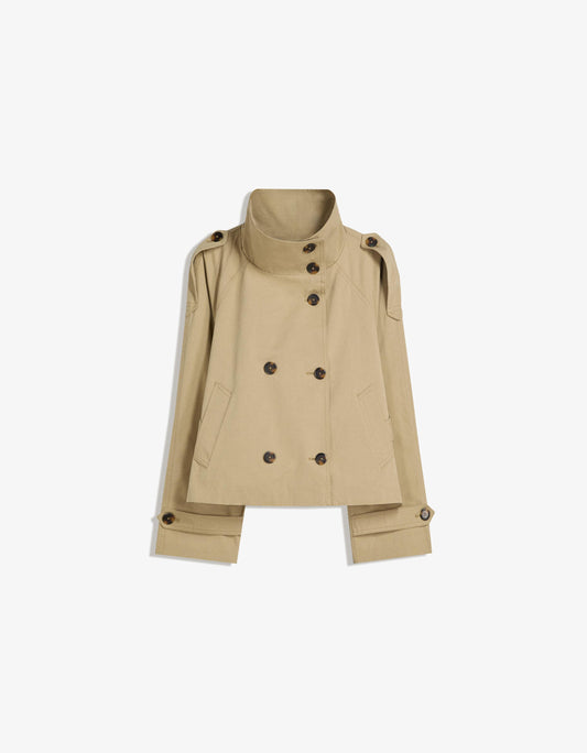 Cropped Trench Coat