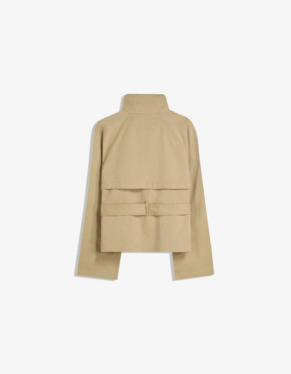 Cropped Trench Coat