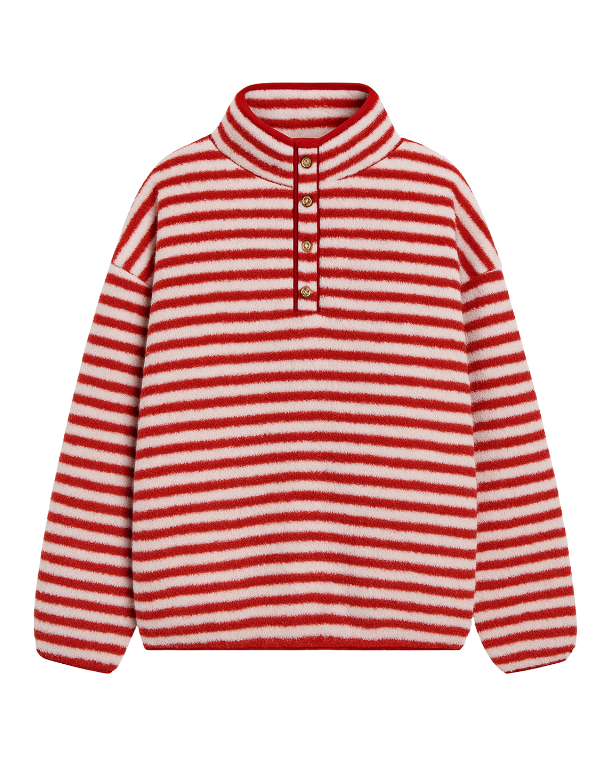 Candy Cane Fleece Pullover