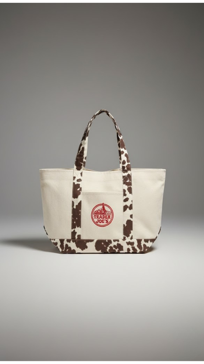 TJ Cow Print Tote