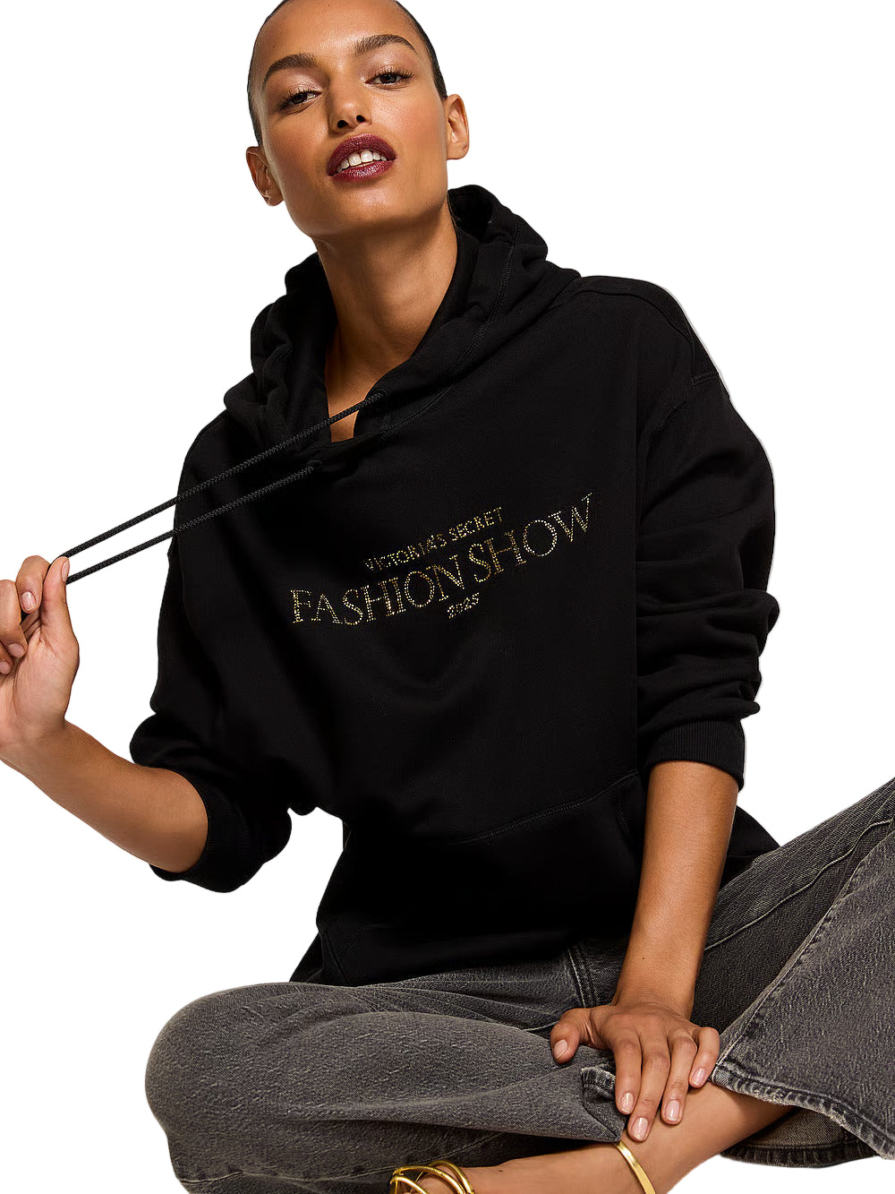 VS Rhinestone Hoodie