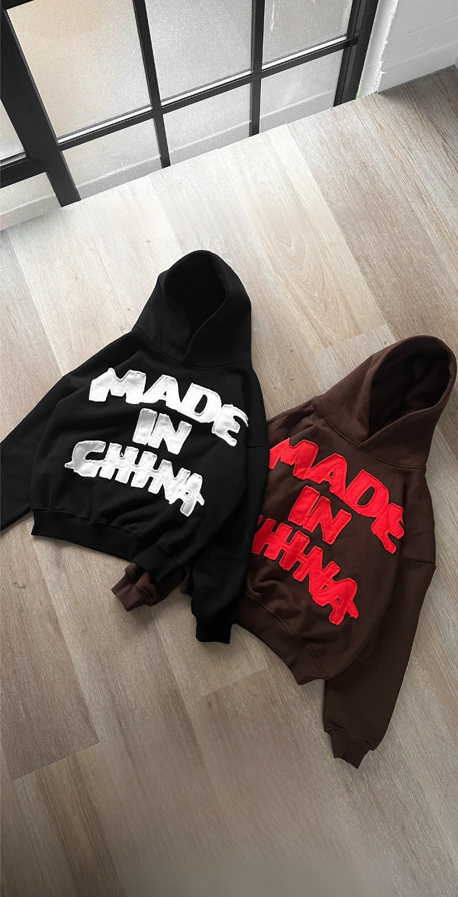 Unisex Patchwork Hoodie