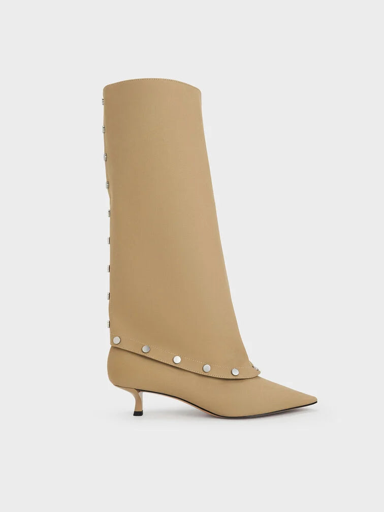 Studded Convertible Heels